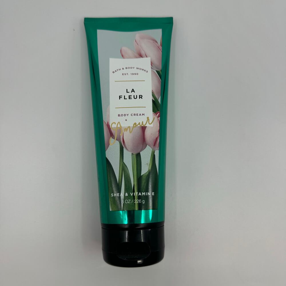NEW Bath and Body Works LA FLEUR Amour Body Cream 8 oz retired scent